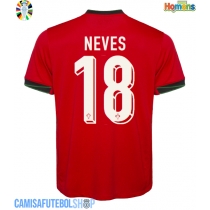 Camisa de time de futebol Portugal Ruben Neves #18 Replicas 1º Equipamento Europeu 2024 Manga Curta